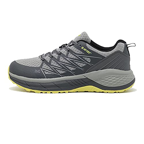 Hi-Tec Trail Destroyer, Zapatillas para Caminar Hombre, Carbón Negro Limoncello, 42 EU