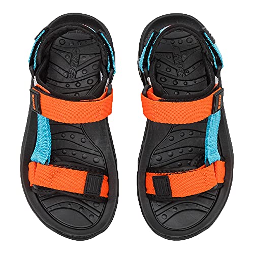 Hi-Tec Ula Raft Jr, Sandalias Deportivas, Negro Airblue Arabesque, 38 EU