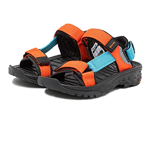 Hi-Tec Ula Raft Jr, Sandalias Deportivas, Negro Airblue Arabesque, 38 EU