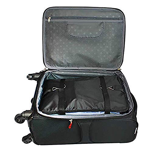 HJJH Organizador De Maletas Portátil, Bolsa De Viaje De Tres Niveles Equipaje Portátil, Sistema para Colgar El Armario, Bolsa De Acabado, Estantes De Viaje Que Se Pueden Empaquetar