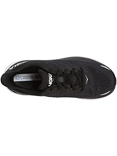 Hoka Clifton 8 Wide Zapatillas de Carretera para Hombre Negro Blanco 43 1/3 EU