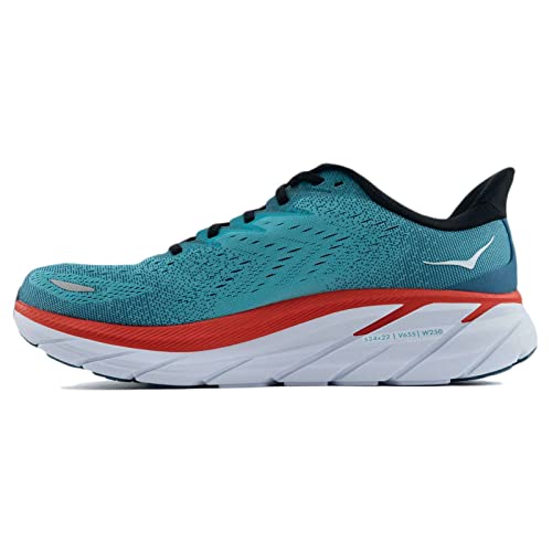 Hoka Clifton 8, Zapatillas de Running por Hombre, Azul (RealTeal/Aquarelle RTAR), 40 2/3 EU