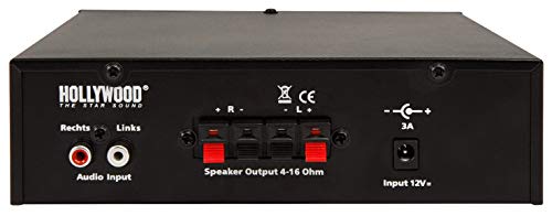 Hollywood Mini 100 - Amplificador Hi-Fi (230 V o 12 V, 100 W)