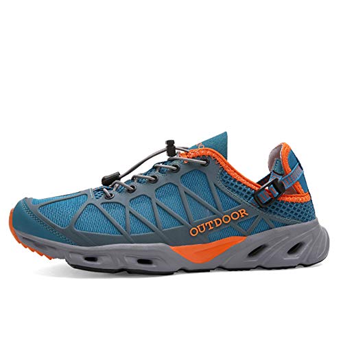 Hombre Mujer Zapatillas Senderismo Zapatos de Agua Monta Escarpines Deportes Acuáticos Ligero Seco Rápido Exterior Deportivas Calzado Caminando Descalzo Unisexo