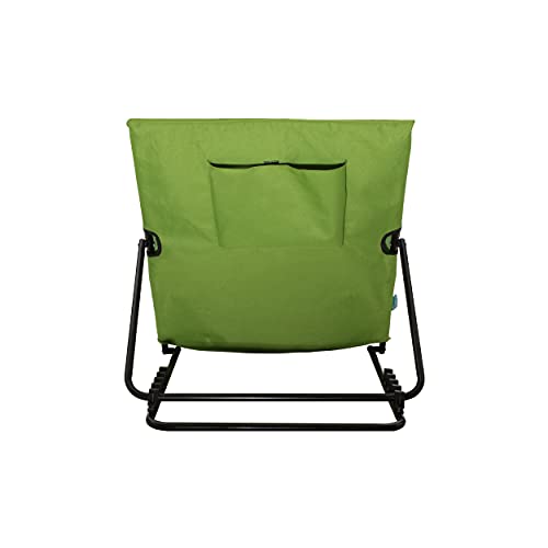 Homecall Esterilla de Playa XXL con Respaldo Ajustable, Verde