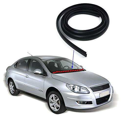 housesweet Auto Windshield Dashboard Seal Strip Edge Trim Junta de Goma Guardia Strip Strip Protector Agua Resistencia a la Intemperie