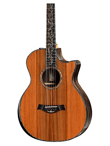 HQYYDS Guitarra Panel de Cedro sólido PS14CE 12 Fret GUITARIA ACUESTICA INLANCIONADA ALAVE Y LA Guitarra Natural DE BENETEN DE Lado Instrumento Musical (Size : 41 Inches)