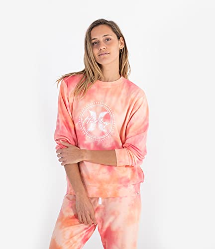 Hurley W Tie Dye GF Fleece Crew