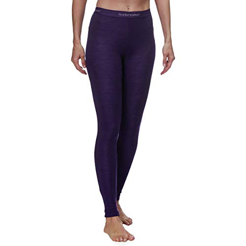 Icebreaker Everyday Merino - Pantalón de Lana Merino para Mujer, Mujer, Pantalones, 104476508, Loto, Extra-Small