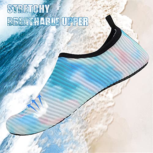 IceUnicorn Zapatillas de natación para hombre y mujer, para la playa, surf, agua, descalzo, para deportes acuáticos, playa, piscina, surf, yoga, color, talla 42/43 EU