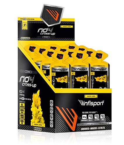 Infisport Gel Energético ND4 Cross Up 50g - Sabor - Limón, Envase - Caja 18 Unidades