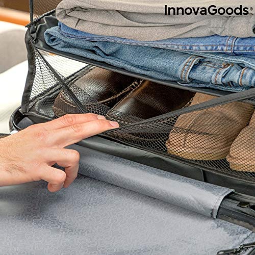 InnovaGoods Estantería Plegable Organizadora Portátil para Equipaje Sleekbag