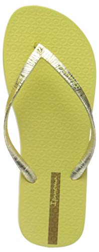 Ipanema Glam II Fem, Chanclas Mujer, Multicolor (Yellow/Metallic Gold 9263.0), 37 EU