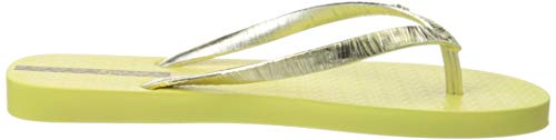 Ipanema Glam II Fem, Chanclas Mujer, Multicolor (Yellow/Metallic Gold 9263.0), 37 EU