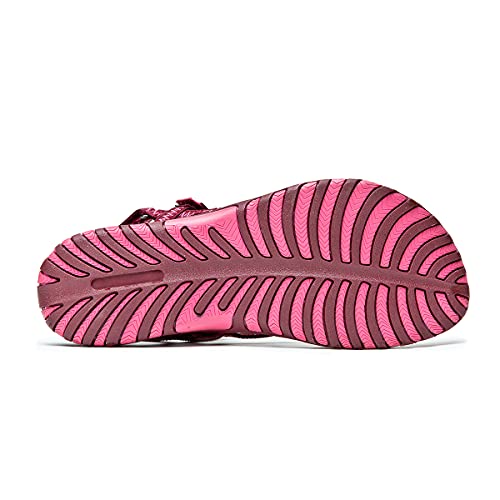 Izas | Sandalias Deportivas para Mujer Tena II | Sandalias de Trekking y Senderismo | Ligeras y Cómodas Diseñadas para Caminar | Poliéster | Cangrejeras | Verano | Cierre Velcro