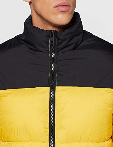 Jack & Jones JJDREW Puffer Collar Chaqueta, Spicy Mustard, L para Hombre