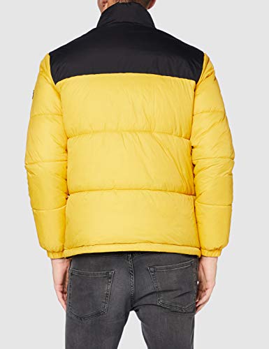 Jack & Jones JJDREW Puffer Collar Chaqueta, Spicy Mustard, L para Hombre