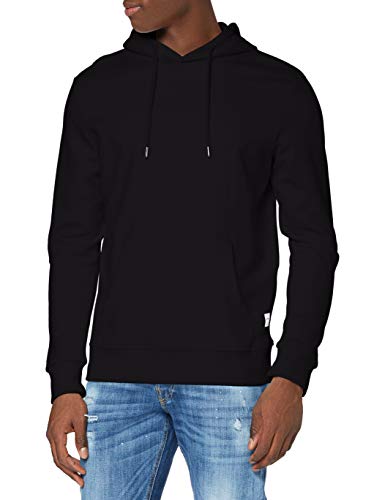 JACK & JONES Jjebasic Noos - Sudadera con Capucha, Hombre, Negro, M