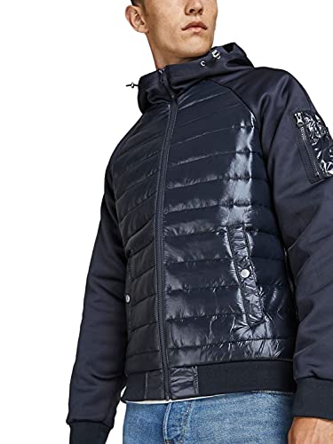 Jack & Jones Jjegilli Puffer-Chaqueta para Hombre Acolchada, Azul Marino, M