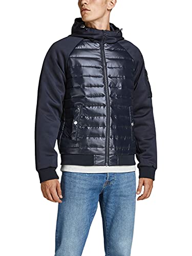 Jack & Jones Jjegilli Puffer-Chaqueta para Hombre Acolchada, Azul Marino, M