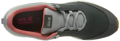 Jack Wolfskin Coogee Low K, Zapatillas Unisex Niños, Gris (Dark Grey/Rose 6328), 39 EU