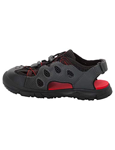 Jack Wolfskin Titicaca Low, Sandalias Punta Cerrada Unisex Niños, Negro (Black 6000), 31 EU