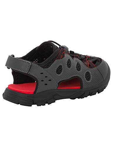 Jack Wolfskin Titicaca Low, Sandalias Punta Cerrada Unisex Niños, Negro (Black 6000), 31 EU