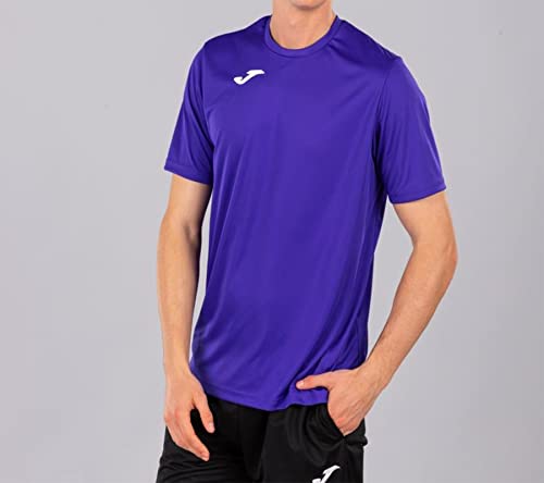 Joma Combi - Camiseta de Manga Corta, Hombre, Violeta, XL