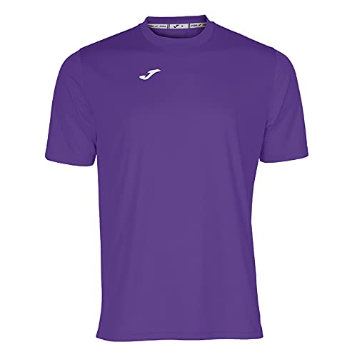 Joma Combi - Camiseta de Manga Corta, Hombre, Violeta, XL