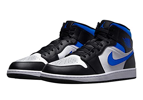 Jordan 1 mid white black royal - 45