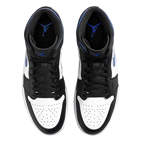 Jordan 1 mid white black royal - 45