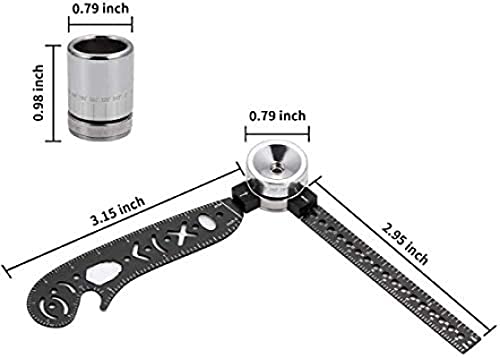 JZLMF Herramienta de dibujo multifuncional para dibujar regla curva, sacacorchos, arquitecto artista