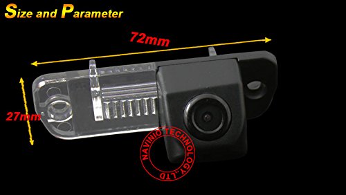 Kalakass CCD impermeable de la visión noctur Cámara de visión trasera del coche para ML350 W220 R CLS W203 W211 W209 W219 GLS 300 W164 ML450 ML350 ML300 ML250 MB