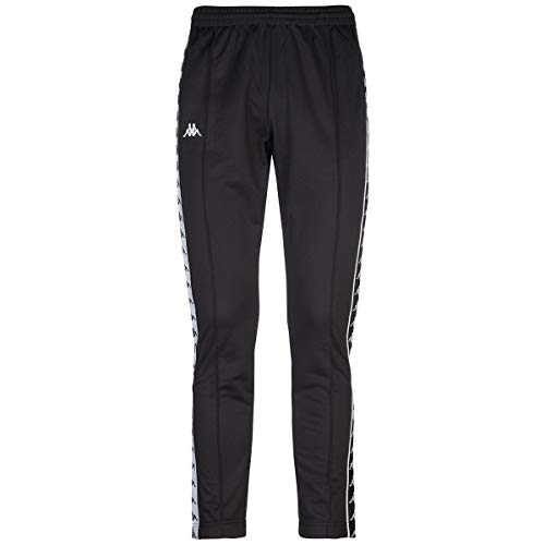 Kappa 303KUE0-C50_S Pantalones, Black, Hombres