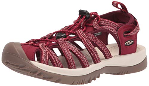 KEEN Whisper Sandalias para Mujer, Rojo (red dahlia), 39 EU