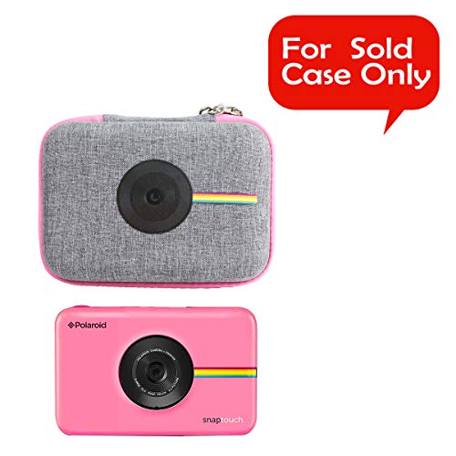 Khanka Duro Viaje Estuche Bolso Funda para Polaroid Snap/Snap Touch 2.0 Touch Cámara Digital (Cremallera Rosa)