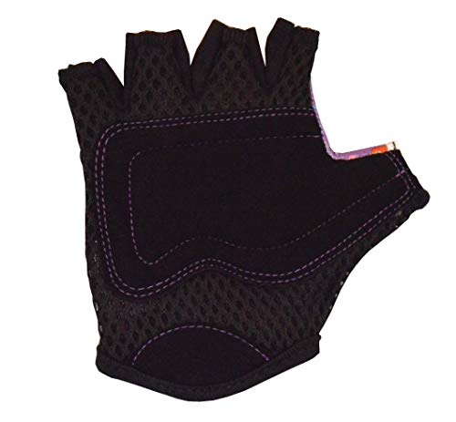 Kiddimoto Guantes de Ciclismo sin Dedos para Infantil (niñas y niños) - Bicicleta, MTB, BMX, Carretera, Montaña - Unicornio - Talla: S (2-5 años)