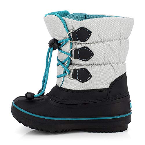 KIMBERFEEL Avalanche, Botas para Nieve Niñas, Perla, 31 EU