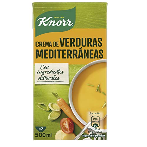 KNORR Crema de Verduras Mediterráneas, 500ml