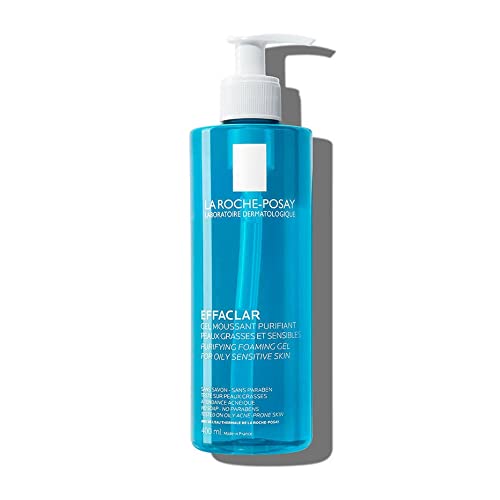 La Roche-Posay, Crema gel mousse limpiador facial, 400 ml