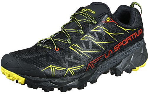 La Sportiva Akyra GTX, Zapatillas de Trail Running Hombre, Negro (Negro 000), 44 EU