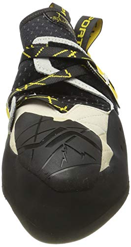 LA SPORTIVA Solution White/Yellow, Zapatillas de Escalada, 42.5 EU