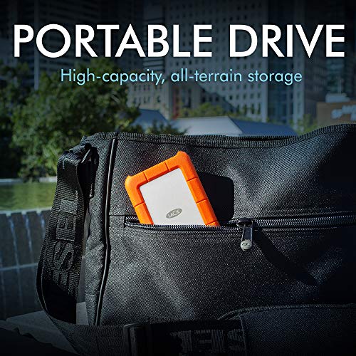 LaCie Rugged Mini - Disco Duro Externo portátil para Mac y PC 1 TB (USB 3.0, 2.5')