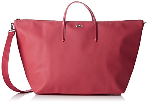 Lacoste NF1947PO, Bolso Bandolera para Mujer, Rosa Virtual (Virtual Pink), 36.5 x 22 x 42.5 cM