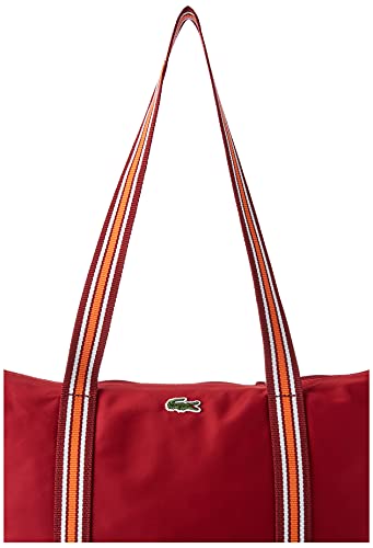 Lacoste NF3619YA, Bolsa de Compras para Mujer, Rojo (Bordeaux), Talla única