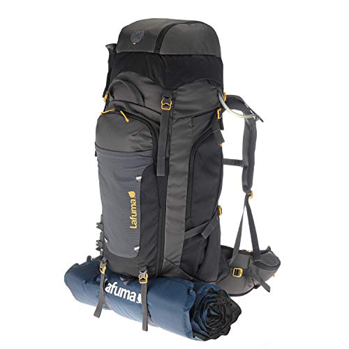 Lafuma - Access 65+10 - Mochila Unisex para Senderismo, Trekking y Viaje - Volumen Extensible 65+10 L - Gris/Negro