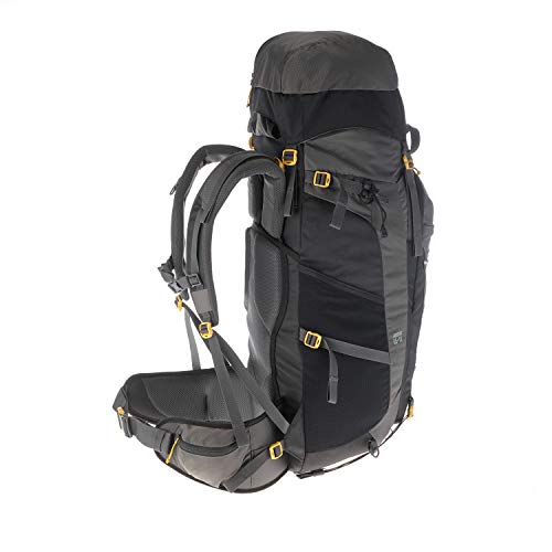 Lafuma - Access 65+10 - Mochila Unisex para Senderismo, Trekking y Viaje - Volumen Extensible 65+10 L - Gris/Negro