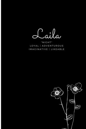 Laila: Black notebook for Laila