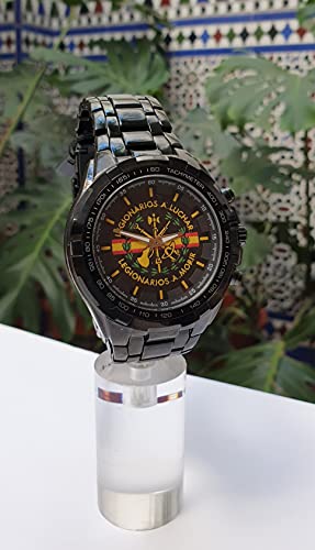 Legion Española, Reloj de Pulsera Personalizado Elegante y Exclusivo. Legionarios a Luchar Legionarios a Morir. Incluye Caja de Regalo.