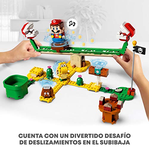 LEGO 71365 Super Mario Set de Expansión: Superderrape de la Planta Piraña, Juguete de Construcción para Niños y Niñas +7 años